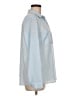 NY Collection 100% Polyester Polka Dots Blue Long Sleeve Blouse Size M - photo 4