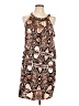 Thalia Sodi Paisley Brown Cocktail Dress Size L - photo 1