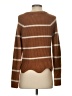 Pinque Stripes Brown Pullover Sweater Size S - photo 2