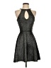 Love Ady Metallic Silver Cocktail Dress Size XS - photo 1