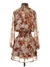 Veronica M. Floral Brown Cocktail Dress Size XS - photo 1