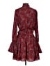Alexis 100% Polyester Paisley Red Casual Dress Size S - photo 2