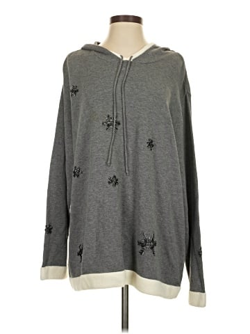 Elisabeth by Liz Claiborne Pullover Hoodie (view 1)