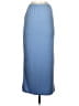 Shein Solid Blue Casual Skirt Size S - photo 2