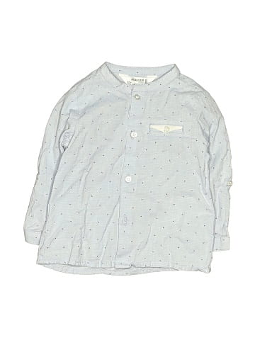 Mayoral Long Sleeve Button-Down Shirt (view 1)
