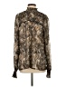 Haver Paisley Brown Long Sleeve Blouse Size L - photo 1