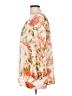 Orange 100% Viscose Orange Ivory 3/4 Sleeve Blouse Size L - photo 5