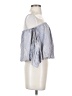Tart 100% Viscose Blue 3/4 Sleeve Blouse Size XS - photo 4