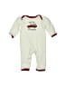 Hb 100% Cotton Ivory Long Sleeve Onesie 12-18 MO / 18 MO - photo 1