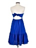Shein 100% Polyester Solid Blue Cocktail Dress Size 2 - photo 2