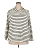 Style&Co Stripes Ivory Pullover Sweater Size 2X - photo 1