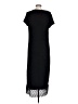 Chico's Solid Black Casual Dress Size Lg (2) - photo 2
