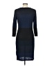 Max Studio Color Block Blue Casual Dress Size L - photo 2