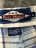 Ruff Hewn 100% Cotton Plaid Blue Casual Pants Size 8 - photo 6