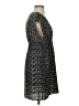 Guess 100% Polyester Chevron-herringbone Silver Black Cocktail Dress Size S - photo 4
