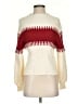 Unbranded Color Block Ivory Turtleneck Sweater Size S - photo 1