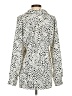Ann Taylor Animal Print Ivory Long Sleeve Blouse Size XS - photo 2