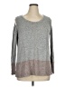 Charming Charlie Color Block Gray Pullover Sweater Size XL - photo 1
