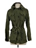 J.Crew 100% Cotton Green Trenchcoat Size XS - photo 1
