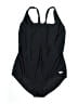 Speedo Solid Black One Piece Swimsuit Size XS - photo 1