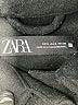 Zara 100% Polyester Black Coat Size S - photo 6