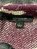 Ann Taylor Houndstooth Burgundy Pullover Sweater Size L - photo 7