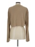 Collusion Tan Long Sleeve Top Size 8 - photo 2