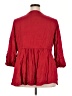 Torrid Red 3/4 Sleeve Blouse Size 1X Plus (1) - photo 2