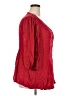 Torrid Red 3/4 Sleeve Blouse Size 1X Plus (1) - photo 4