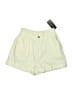 Danielle Bernstein 100% Cotton Solid Ivory Shorts Size XS - photo 1