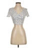 Shein Ivory Short Sleeve T-Shirt Size XS - photo 1