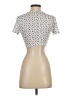 Shein Ivory Short Sleeve T-Shirt Size XS - photo 2