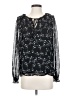 Ann Taylor LOFT 100% Polyester Black Long Sleeve Blouse Size S - photo 1