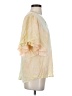 Young Fabulous & Broke Yellow Short Sleeve Blouse Size S - photo 4