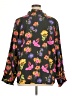 Tolani Floral Black Long Sleeve Blouse Size XL - photo 2