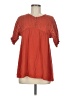Hayden 100% Rayon Red Orange Short Sleeve Blouse Size XL - photo 1