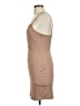 Unbranded Solid Tan Casual Dress Size L - photo 5