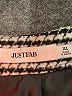 Just Fab Houndstooth Gray Casual Skirt Size XL - photo 4