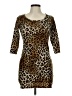 Cantata Animal Print Brown Casual Dress Size M (estimated) - photo 1