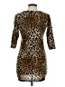 Cantata Animal Print Brown Casual Dress Size M (estimated) - photo 2