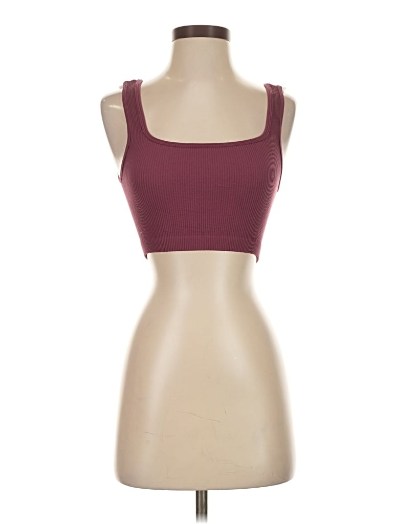 Pre-owned Cotton On Sports Bra In Burgundy