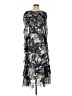 MARCHESA notte 100% Polyester Paisley Blue Cocktail Dress Size 2 - photo 1