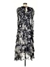 MARCHESA notte 100% Polyester Paisley Blue Cocktail Dress Size 2 - photo 2