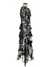 MARCHESA notte 100% Polyester Paisley Blue Cocktail Dress Size 2 - photo 4