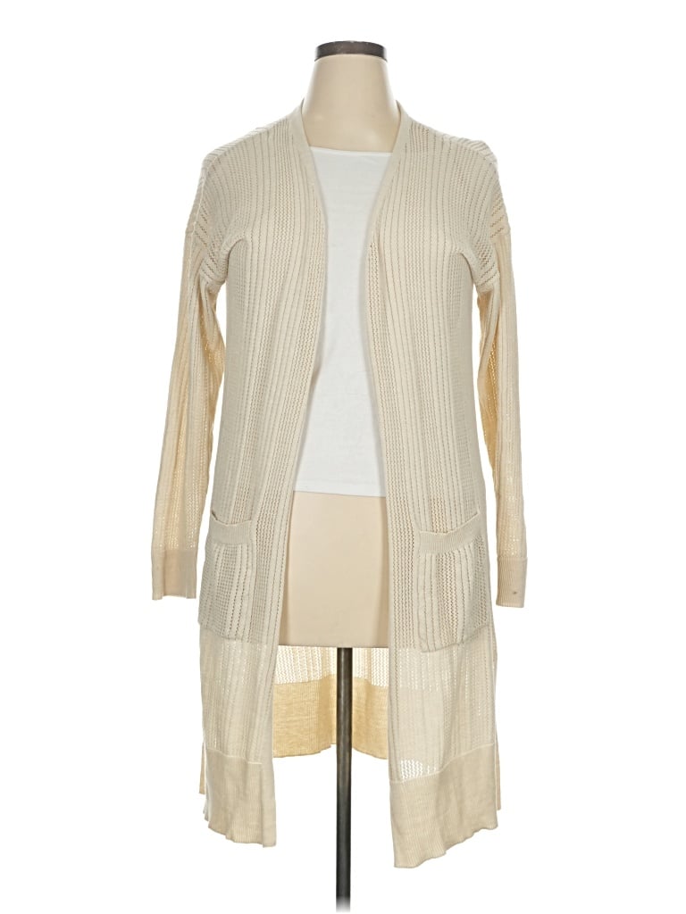 Pre-owned Love Cardigan Sweater In White