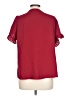 Shein 100% Polyester Red Short Sleeve Blouse Size L - photo 2