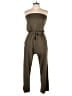 Zesica Solid Brown Jumpsuit Size S - photo 1