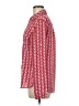 Express 100% Polyester Hearts Red Long Sleeve Blouse Size M - photo 5