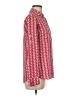 Express 100% Polyester Hearts Red Long Sleeve Blouse Size M - photo 4