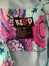 Redd Jeans 100% Polyester Paisley Blue Jacket Size 10 - photo 6